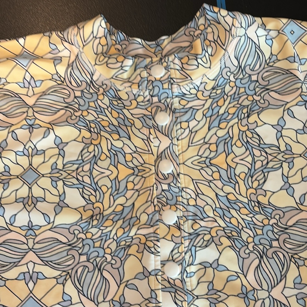 J. Crew Multicolor Patterned Swim Coverup - Picture 2 of 4